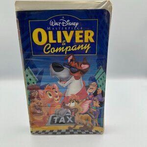Oliver & Company VHS Walt Disney Masterpiece Collection 1996 Classic Animation